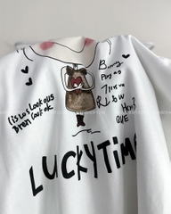 Áo Thun Số 30-A Cô Gái LUCKY