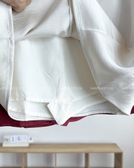 (S50%) Chân Váy Số 169-A 9026 Chữ A Lụa Eo Nơ