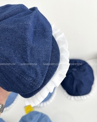 Mũ Số 32-L Beret Viền Ren
