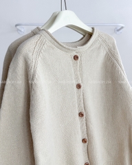 Áo Khoác Số 163-C Cardigan Nút Gỗ Tay Tag