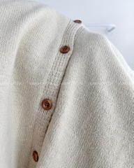 Áo Khoác Số 163-C Cardigan Nút Gỗ Tay Tag