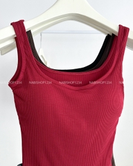 Áo Croptop Số 155-U 1080 Bra Thun Gân