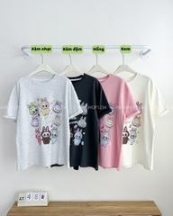 Áo Thun Số 48-B Tay Lật Labubu