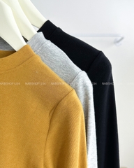 Áo Croptop Số 158-B 927 TD Trơn
