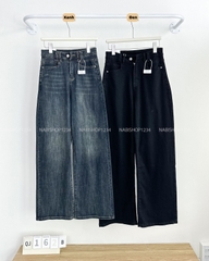 Quần Jean Số 162-B 936 Ống Rộng Trơn