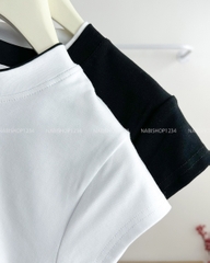 Áo Croptop Số 190-D 188803 Phối Nhún Eo