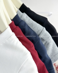 Áo Thun Số 99-D 2975 Babytee Trơn Cổ Tròn