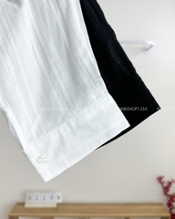 Áo Sơ Mi Số 218-D 2831 TD Form Rộng Sọc Chìm