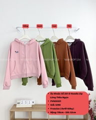 Áo Khoác Số 251-D Hoodie Zip Lửng Thêu Ngựa