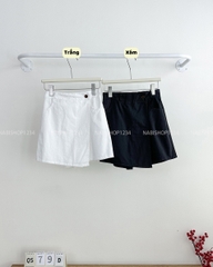 (S20%) Quần Short Số 79-D 2425 Giả Váy Tà Đắp
