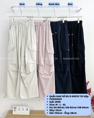 Quần Kaki Số 80-D 69019 Túi Hộp Lai Rút