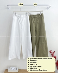 Quần Khác Số 43-D 1020 Dù OR Đai Nút