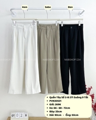 (S20%) Quần Tây Số 2-B 271 Suông 9 Tất
