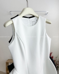 Váy Số 138-D 3129 Sát Nách Tà Đắp Xoè
