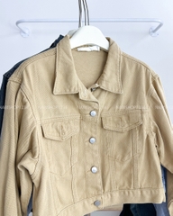 Áo Khoác Số 173-D 80113 Jean Lửng Túi Giả
