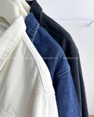 Áo Khoác Số 173-D 80113 Jean Lửng Túi Giả