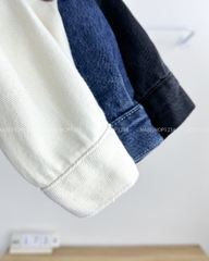 Áo Khoác Số 173-D 80113 Jean Lửng Túi Giả