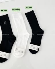 Tất Số 57-K Dài Gân Trơn Mạc Soft 18cm