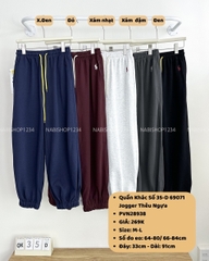 (S50%) Quần Khác Số 35-D 69071 Jogger Thêu Ngựa