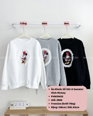 Áo Khoác Số 202-A Sweater Hình Mickey