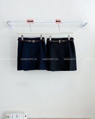 Chân Váy Số 185-A 6808 Dạ Chiết Ly+Nịt