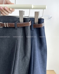 Chân Váy Số 185-A 6808 Dạ Chiết Ly+Nịt