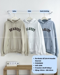 (S30K) Áo Khoác Số 224-M Hoodie Dearest