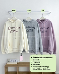 (S30K) Áo Khoác Số 225-M Hoodie Coconut