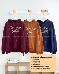 (S30K) Áo Khoác Số 225-M Hoodie Coconut