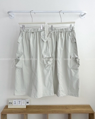 Chân Váy Số 174-M 7872 Dài Kaki Túi Hộp