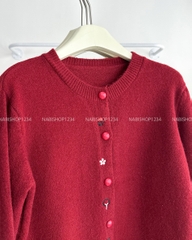 Áo Khoác Số 235-D Cardigan Thêu Hoạ Tiết
