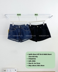 Quần Short Số 116-D 9680 Short Jean Giả Váy