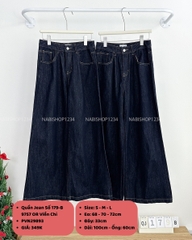 Quần Jean Số 179-B 9757 OR Viền Chỉ