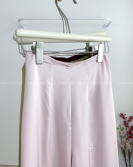 Áo Dài Số 15-C Lụa Phối Cúc Kèm Khăn