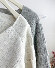 Áo Khoác Số 243-C Cardigan Vặn Thừng