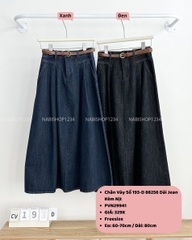 Chân Váy Số 193-D 88256 Dài Jean Kèm Nịt
