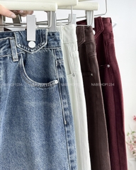 Quần Jean Số 186-A 7980 OS Túi Nắp Giả