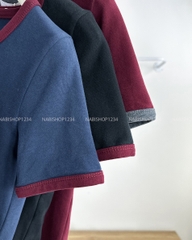 Áo Thun Số 103-M Babytee Cổ Viền