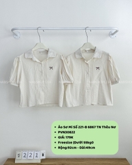 Áo Sơ Mi Số 221-B 6867 TN Thêu Nơ