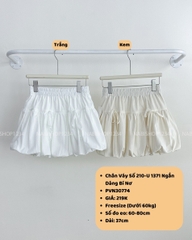Chân Váy Số 210-U 1371 Ngắn Dáng Bí Nơ