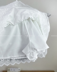 Chân Váy Số 211-U 1391 Ngắn Tầng Ren LT