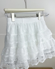 Chân Váy Số 214-U 319 Ngắn Ren Tầng Nổi