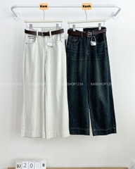 Quần Jean Số 200-B 6562 Túi Thêu Chữ+Nịt