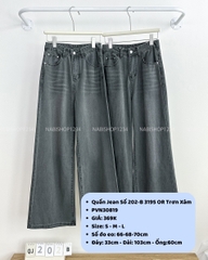 Quần Jean Số 202-B 3195 OR Trơn Xám