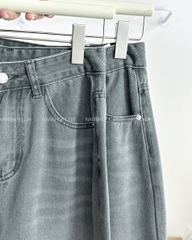 Quần Jean Số 202-B 3195 OR Trơn Xám