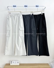 Quần Kaki Số 82-D 3094 Suông Túi Hộp