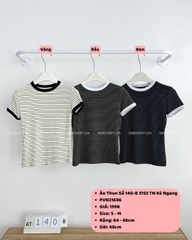 Áo Thun Số 140-B 3153 TN Kẻ Ngang