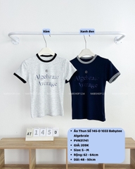 Áo Thun Số 145-D 1033 Babytee Algebraie