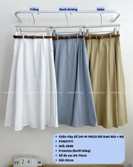 Chân Váy Số 241-M 19023 Dài Kaki Nút + Nịt