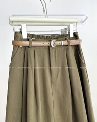 Chân Váy Số 241-M 19023 Dài Kaki Nút + Nịt